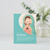 Our Lady of Guadalupe  Feiertagspostkarte (Stehend Vorderseite)
