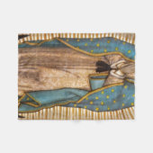 Our Lady Of Guadalupe Fleecedecke (Vorderseite (Horizontal))