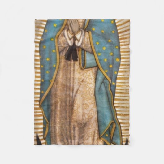 Our Lady Of Guadalupe Fleecedecke (Vorderseite)