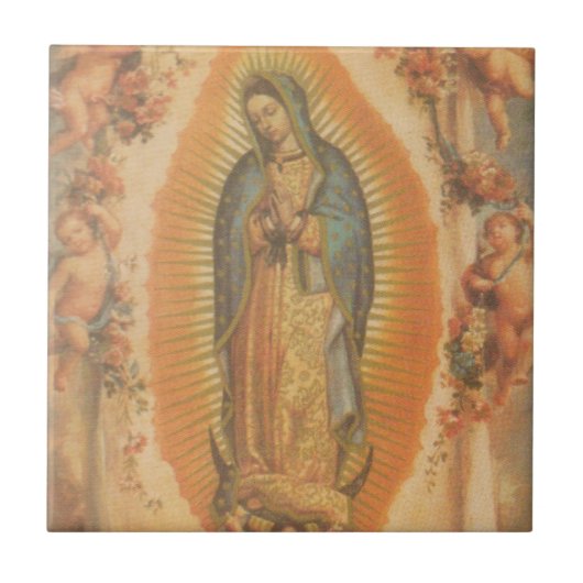 Our Lady Of Guadalupe Fliese (Vorderseite)