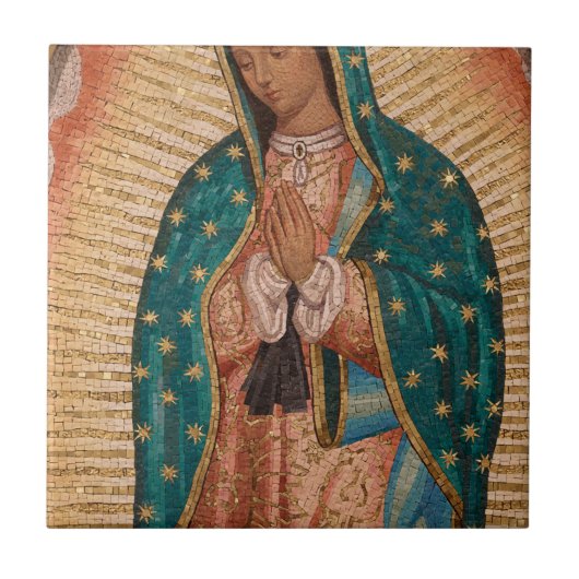 Our Lady Of Guadalupe Fliese (Vorderseite)