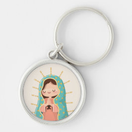 Our Lady of Guadalupe Kawaii Style Schlüsselanhänger