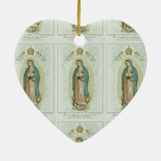 Our Lady Of Guadalupe Keramikornament (Hinten)