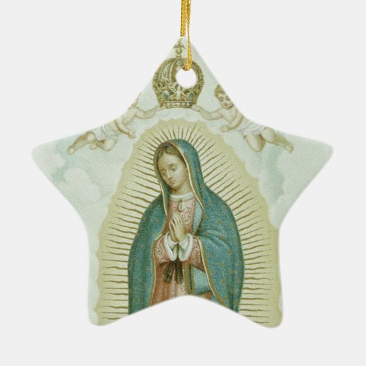 Our Lady Of Guadalupe Keramikornament (Hinten)