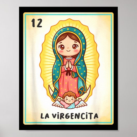 Our Lady Of Guadalupe La Virgencita Mexico For Kid Poster (Vorne)