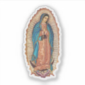 Our Lady of Guadalupe Miraculous Tilma Fine Art Aufkleber (Vorderseite)
