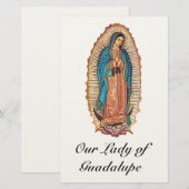 Our Lady of Guadalupe Miraculous Tilma Fine Art Briefpapier (Vorne/Hinten)