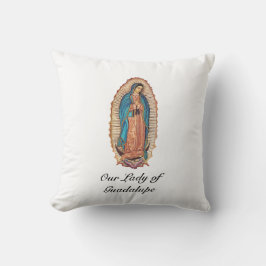 Our Lady of Guadalupe Miraculous Tilma Fine Art Kissen