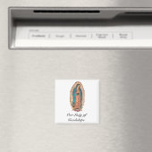 Our Lady of Guadalupe Miraculous Tilma Fine Art Magnet (In Situ (Geschirrspüler))