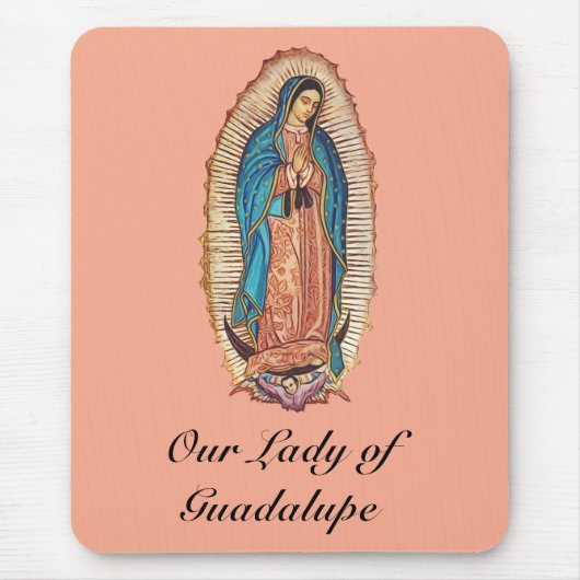 Our Lady of Guadalupe Miraculous Tilma Fine Art Mousepad (Vorne)
