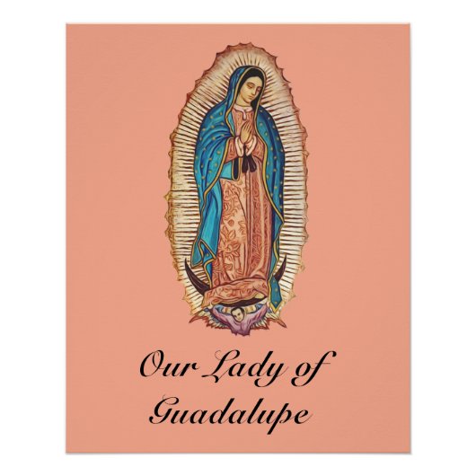 Our Lady of Guadalupe Miraculous Tilma Fine Art Poster (Vorderseite)