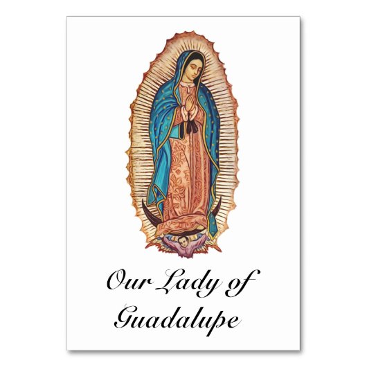 Our Lady of Guadalupe Miraculous Tilma Fine Art Tischnummer (Vorderseite)