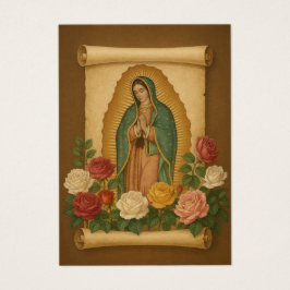 Our Lady of Guadalupe Prayer Holy Card