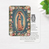 Our Lady of Guadalupe Prayer Holy Card (Schreibtisch)