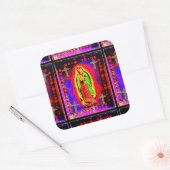 Our Lady Of Guadalupe Quadratischer Aufkleber (Umschlag)