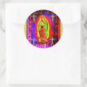 Our Lady Of Guadalupe Runder Aufkleber (Tasche)