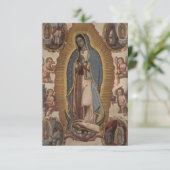 Our Lady Of Guadalupe Save The Date (Stehend Vorderseite)