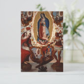 Our Lady Of Guadalupe Save The Date (Stehend Vorderseite)