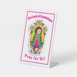 Our Lady of Guadalupe Sockelschild
