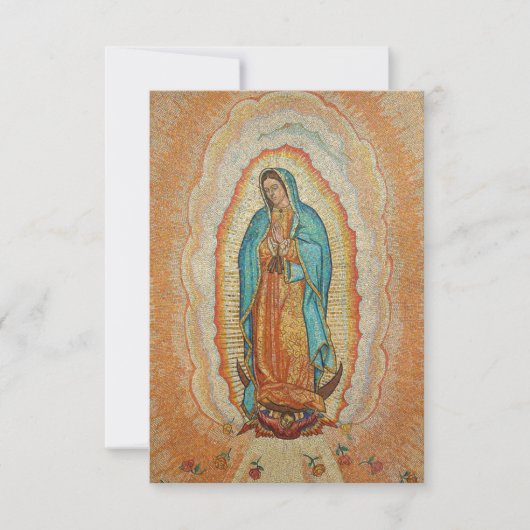 Our Lady of Guadalupe Version Save The Date (Vorderseite)