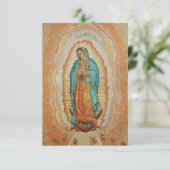 Our Lady of Guadalupe Version Save The Date (Stehend Vorderseite)