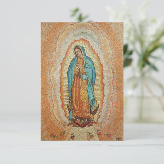 Our Lady of Guadalupe Version Save The Date (Stehend Vorderseite)