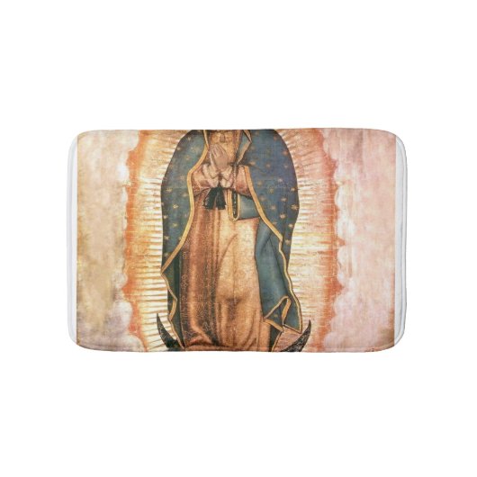 Our Lady Of Guadalupe Vintage Badematte (Vorderseite)