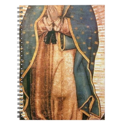 Our Lady Of Guadalupe Vintage Notizblock (Vorderseite)