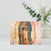 Our Lady Of Guadalupe Vintage Postkarte (Stehend Vorderseite)