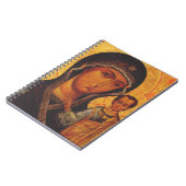 Our Lady of Kazan Orthodox Icon Notizblock (Linke Seite)