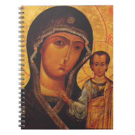 Our Lady of Kazan Orthodox Icon Notizblock