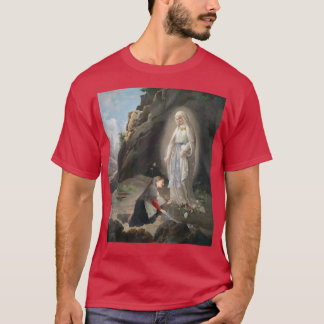 Our Lady of Lourdes St Bernadette Immaculate Mary  T-Shirt