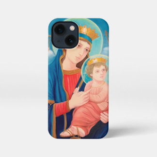 Our Lady of Perpetual Help Catholic iPhone 13 Mini Hülle