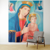 Our Lady of Perpetual Help Catholic Wandteppich (Beispiel)