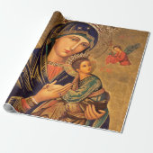 Our Lady Of Perpetual Help Geschenkpapier (Ungerollt)