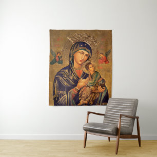 Our Lady Of Perpetual Help Wandteppich