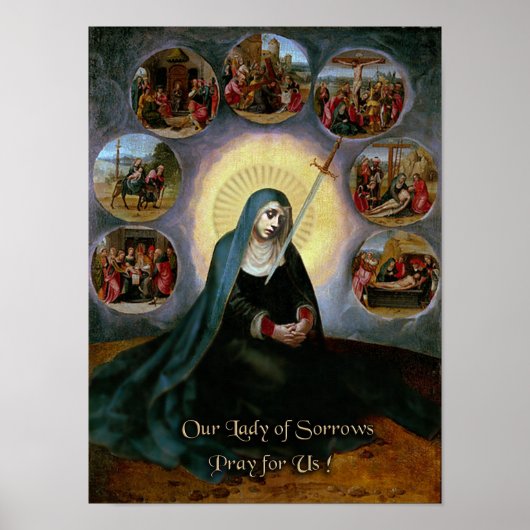 Our Lady of Sorrows Poster (Vorne)