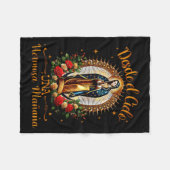 Our Lady Virgen De Guadalupe Saint Virgin Mary Nk  Fleecedecke (Vorderseite (Horizontal))