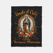Our Lady Virgen De Guadalupe Saint Virgin Mary Nk Fleecedecke (Vorderseite)