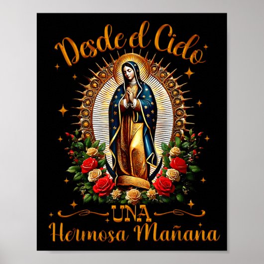 Our Lady Virgen De Guadalupe Saint Virgin Mary Nk Poster (Vorne)