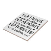 Our Laughs Are Limitless Friendship Quote Fliese (Seite)