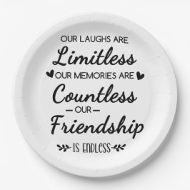 Our Laughs Are Limitless Friendship Quote Pappteller