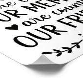 Our Laughs Are Limitless Friendship Quote  Poster (Ecke)