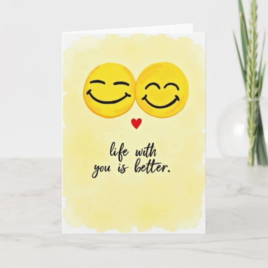Our Life Is Better Together Card Karte (Vorderseite)