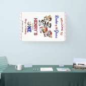 Our Little Animals Baseball 1st Birthday Party Banner (Messe)