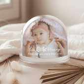 Our Little Blessing Baby Birth Stat Photo Keepsake Schneekugeln
