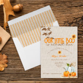 Our Little Boo Is Almost Due Baby Shower Invite Einladung