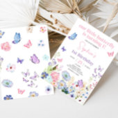 Our Little Butterfly Birthday Party Einladung