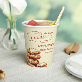 Our Little Cookie Is On The Way Cute Baby Shower Pappbecher