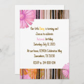 Our little Daisy Einladung (Vorne/Hinten)